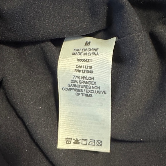 Dynamite Black Asymmetrical Crop Tank Top - Picture 3 of 4